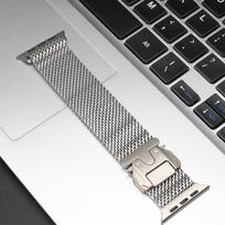 Milanese Luxury Strap for Apple Watch Ultra 3 2 1 49mm 46mm 45mm 44mm Metal Business Band For iWatch 11 10 9 8 7 6 SE 3 Bracelet 46mm(Series 11 10) gray