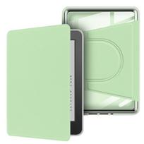 Auto Wake/Sleep Magnetic Cover for Kindle Paperwhite 12th Gen 2024 7 inch Colorsoft SA568B šviesiai žalios spalvos