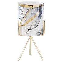 Modren Iron Flower Pot Holder Stand Succulent Plant Pot for Home Decoration pilka spalva