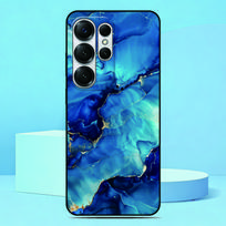 Marble Texture Phone Case For Sony Xperia 1 VIII 10 VII 5 VI V IV III II XZ5 XZ4 XZ3 XZ2 XA2 L3 6 7 8 Custom Photo Back Cover Xperia 1 II blue