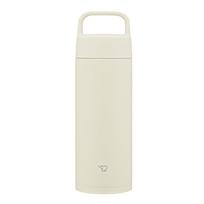 Zojirushi Stainless Steel Water Easy to Handle Dishwasher Seamless Only 2 Cleaning Bottle, 500ml, Carry, Type, Safe, Lid, Points, Ecru, SM-RS50-WZ white