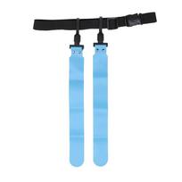 1Pc Adjustable Soccer Rugby Flag Tag Waist Strap American Style Football Match Adults And Youth Rugby Training Belt blue