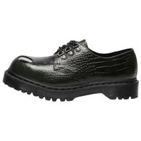 Dr. Martens 1460 plieniniu nosies apsaugu Derby miško žalumos unisex sportbačiai 41725300 36 black