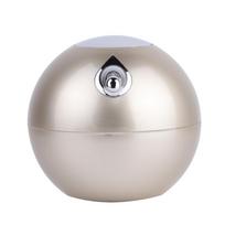 ABS Soap Dispenser Gold 380ml Capacity Shampoo Dispenser Liquid Pump Ball Shaped Sanitizer Dispenser Essential Oils Lotions gray