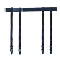 Moteriški diržai kojinėms, Elastingas šlaunų diržas aukštoms kojinėms su metalinėmis sagtimis black