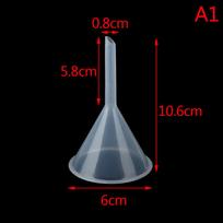 60mm 90mm Angos Skersmens Laboratorinis Skaidrus Baltas Plastikinis Filtravimo Piltuvėlis 60mm gray