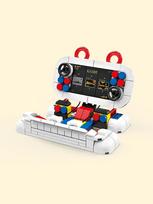 Arcade Game Machine Building Block Set black