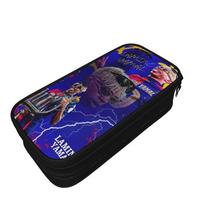 Fun Soccer Spain Lamine Y-Yamal Pencil Case Pencilcases for Girl Boy Big Capacity Bag School Supplies Gifts Stationery 21x10.5x5cm blue