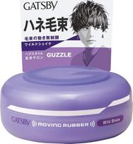 GATSBY Moving Rubber Wild Shake Hair Wax 80g 80 gray