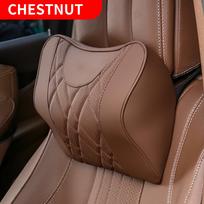 For BMW x1 E84 F48 F49 U11 U12 X2 X3 G01 G08 G45 X4 X5 F15 G05 G18 X6 E71 E72 F16 X7 Car Neck Cushion Pillow For Car Accessories šviesiai ruda spalva