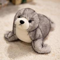 1Pc 30CM Kawaii Cat Sea Lion Plush Toys Lovely Soft Cat Doll Cute West Highland White Terrier Toy Cute Animal Pillow Gift gray