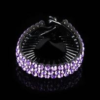 Expanding Bun Maker Rhinestone Hairpins Crystal Hair Claw Flowers Hair Clips Bird Nest Twist Clip 06