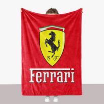 Ferrari SP1 812 F40 F12TDF SF90 Flanelinis pledas Studentų miego patalynė Visų sezonų Tinka oro kondicionuojamiems kambariams Plonas stilius 70x100cm red