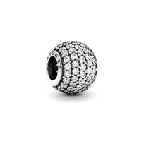 Pandora Crystal Inlaid Pendant Women Jewelry Silver 791051CZ Silver,F white