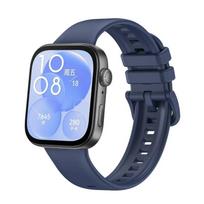 Official Silicone Strap For Huawei Watch Fit 4 Fit 4 Pro Colorful Buckle Bracelet wristband Belt For Huawei Watch Fit 3 Watch Fit 4 vidurnakčio mėlyna spalva