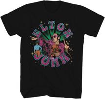 Elton John Vintage Graphic T-shirt M gray