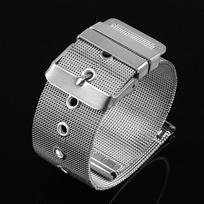 Milanese Metal Strap 18mm 20mm 22mm Universal Bracelet 0.4mm Mesh Steel Watch Band for Omega for Seiko Wrist Band Accessories 22mm sidabras