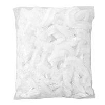 50/100 vnt. Daugkartinio naudojimo plastikiniai maišeliai Maisto dangtelis Elastingas, tamprus, reguliuojamas dubens dangteliai Universalūs virtuvės įvyniojimai Švieži laikymo dangteliai white