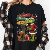Grinčo Kalėdinis Marškinėlis, Menas - Grinčo Būtinas T-Marškinėlis 4XL gray