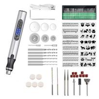 Rotary Engraving Pen Tool With 3 Speed Setting Ergonomic Design For Jewelry Making DIY Projects And Artwork Makings 1 gray
