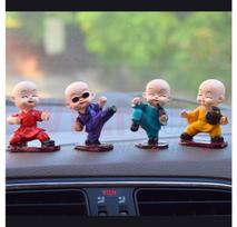 TreegoArt Synthetic Resin Buddha Monk Statues Decorative Showpiece Perfect for Home Decor Buddha Set of - 4 Pcs (Latest Karate Monk) įvairiaspalvis