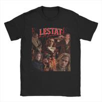 The Vampire Lestat 2026 TV Series Tee Shirt for Unisex Women Fashion T Shirts 100 Cotton Clothes S brown