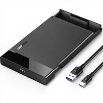 UGREEN 2.5  Hard Drive Enclosure USB C 3.1 Gen 2 to SATA III 10Gbps for SSD HDD 7mm External Hard Drive Disk Case with UASP 2.5"&No Plug Required&SATA juoda