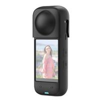 Silikoninis apsauginis dėklas PULUZ skirtas Insta360 X4 PU985B, juodas
