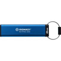 Kingston 8GB IronKey Keypad 200 USB 3.2 mėlynas