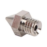 3D Printer Nozzle Tip 0.4mm Hardened High Accuracy Alloy Hot End Replacement Parts for Raise3D N Pro2 Pro3 E2 Series gray