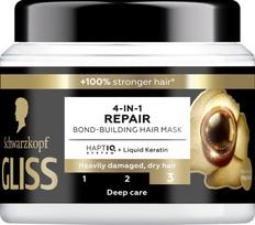 SCHWARZKOPF Gliss TRT Ultra Repair Maitinanti plaukų kaukė 4in1 400 ml