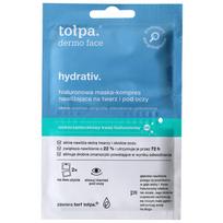 TOŁPA Dermo Face Hydrativ Hialurono kaukė - kompresas veidui ir akims 6mlx2 (pakelis)