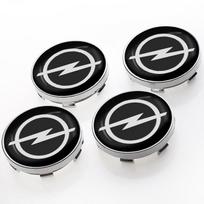 For Opel CorsaA4pcs 60mm Car Wheel Center Hub Cap Rim Cover Emblem Stickers For Opel Astra j g Insignia Corsa d Vectra c Zafira a Auto Gadgets black