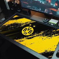 Dortmund Mouse Pad Large Gaming Table Cushion Non-slip Laptop Tablet Big Mousepad XXL Mat Mini PC Playmat With Lock edge_XIA 30cmx60cm(11.8x23.6inch)