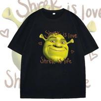 Shrek is Love Shrek is Life Graphic T-shirt XXL yellow