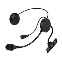 Motorcycle Helmet Headset Bluetooth 5.2 Earphone Wireless Handsfree Stereo Music Player with Mic Noise Reduction Headphone for Rider black
