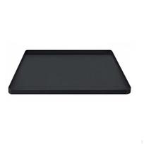 Premium Waterproof Laundry Pad Silicone Appliance Non Slip Mat for Washing Black 60-60-1.7cm black