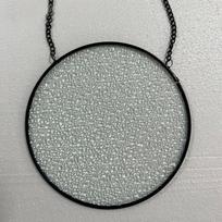 DIY Art Painting Light-Catching Suncatcher Round Blank Glass Hanging Decor  Wall Art 9cm/3.54in skaidri