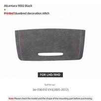 Betterhumz Car Storage Box Panel Trim Sticker For BMW E90 E91 E92 E93 325i 320i 3 Series 2005-2012 Interior Decals Accessories Carbon Fiber Leather