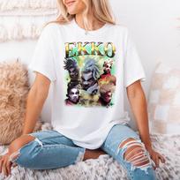 Ekko Arcane Shirt League of Legends Anime Lol Shirt Cotton Womens Unisexs TShirt Solid Color Casual Crew Neck Unisex M beige