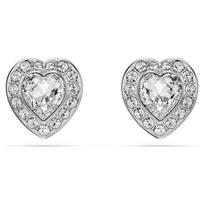 Swarovski Ariana Grande x stud earrings Mixed cuts Heart White Rhodium plated 5720859 balta