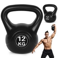 12 kg virdulio formos svarmuo (kettlebell) mankštai, hantelis, svorio kamuolys, fitneso svoris, ModernHome