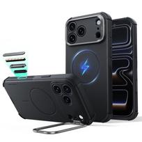 ESR CYBER TOUGH DĖKLAS SU STOVU IR MagSafe iPhone 17 PRO MAX / 18 PRO MAX JUODAS