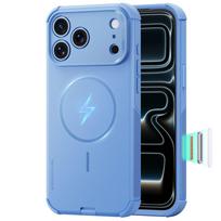 ESR CYBER TOUGH MagSafe iPhone 17 PRO MAX / 18 PRO MAX ŠVIESIAI MĖLYNAS