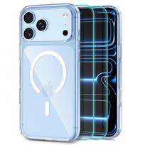 TECH-PROTECT FLEXAIR Hybrid MagSafe + STIKLAS 2-PACK Apple iPhone 17 PRO MAX / 18 PRO MAX SKAIDRUS