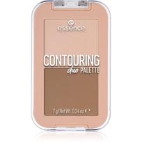 essence CONTOURING DUO PALETTE kontūravimo priemonių paletė atspalvis 10 Light 7 g