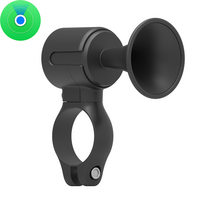 MiLi MiTag HD-P16-A Bluetooth sekiklis su dviračio skambučiu, įkraunamas per USB-C, juodas (Apple Find My)