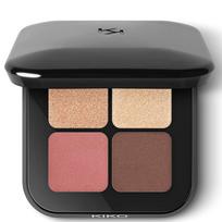 Kiko Milano Bright Quartet Eyeshadow Palette - akių šešėlių paletė, 3,5 g - 02 Rosy Mauve Variations