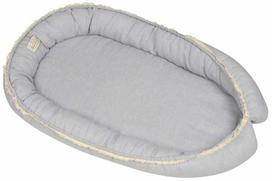 Kūdikio lizdelis BabyMatex Prestige Linen TB0447_42, 55 x 80 cm, pilka sp.