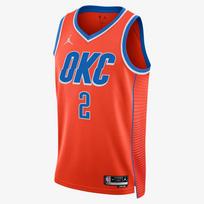 Jordan Dri-FIT NBA Swingman Jersey Oklahoma City Thunder Statement Edition Shai Gilgeous-Alexander  - Dydis S (DO9537-891 Marškinėliai)